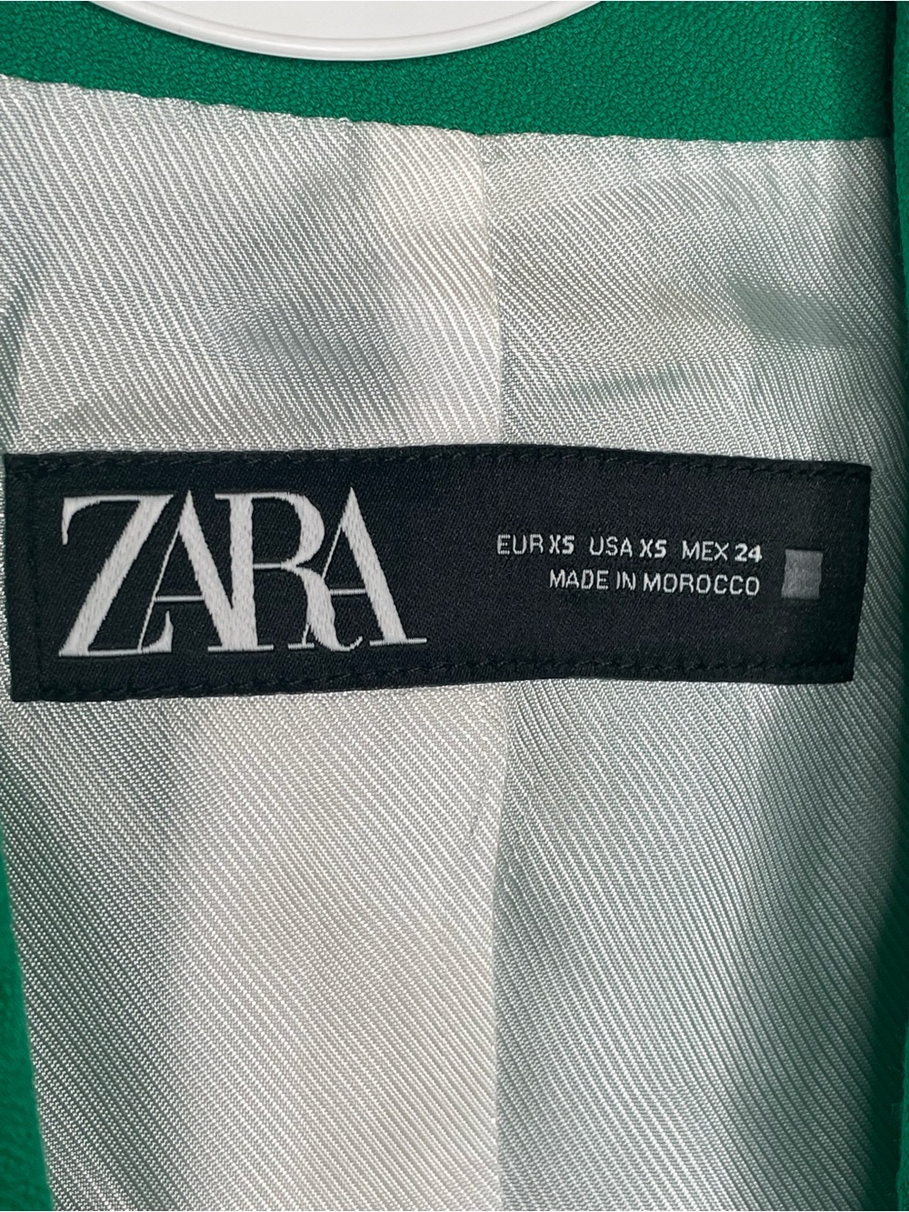 Zara Double-Breasted Blazer Blogger Favorite 2108/555/500 in Emerald Green XS - Picture 11 of 16